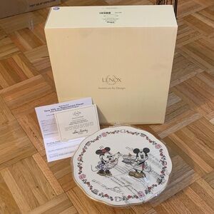 Lenox Disney Collection Cake Plate - NEW IN BOX